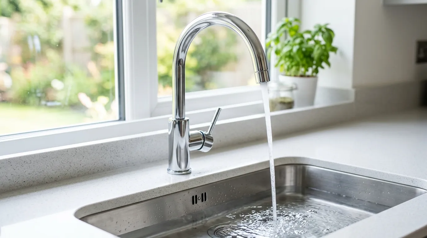 Local Plumbing Master Pros same day plumber fixing a faucet in Huntsville, OH